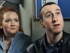 Andy Whyment at Coronation St police station